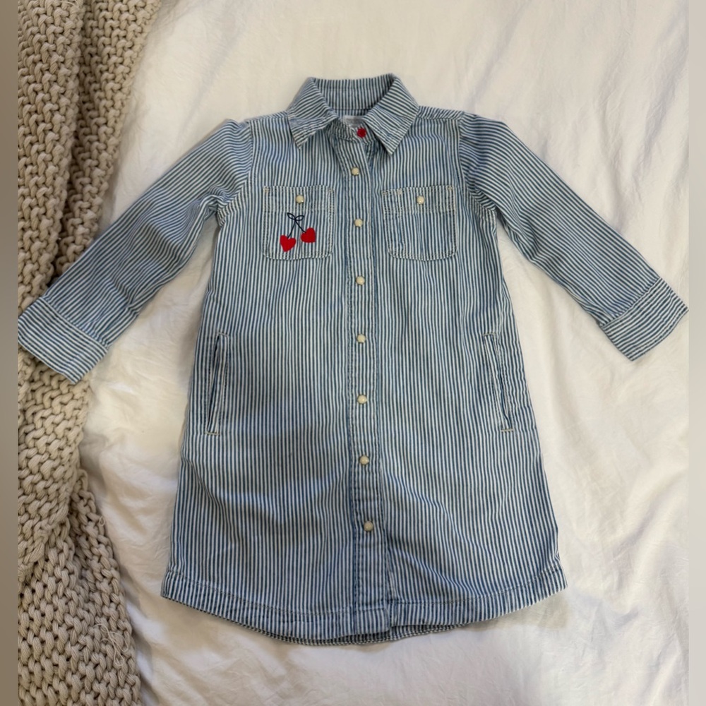 Preloved Gymboree shirt dress size 4